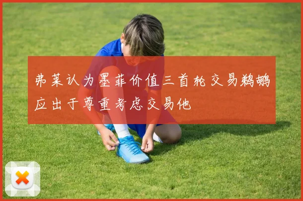 弗莱认为墨菲价值三首轮交易鹈鹕应出于尊重考虑交易他